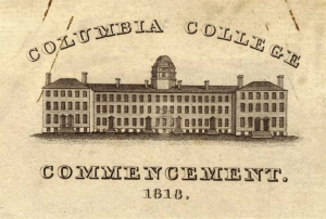 Columbia College Commencement, 1818