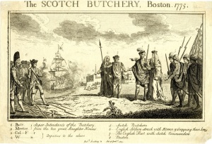 The Scotch Butchery, Boston 1775, (London, 1775). 