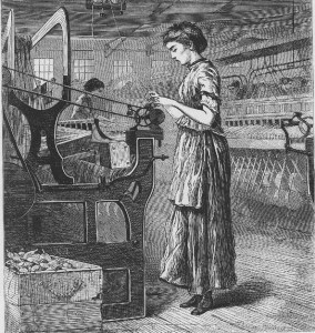 Cartoon or Sketch of Mill Woman_0