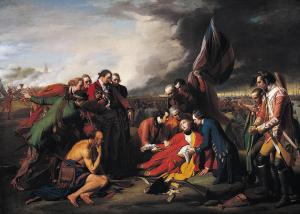 "The Death of General Wolfe," by Benjamin West